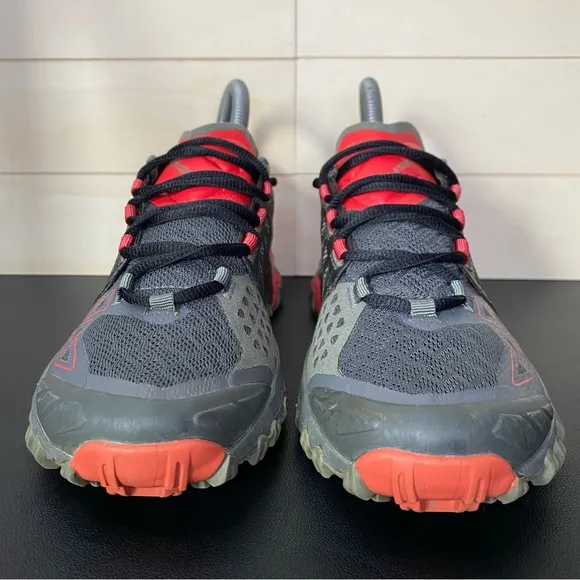La Sportiva Bushido 2 Trail Shoes Women's Size 6.5 Sneakers Red Gray Hiking