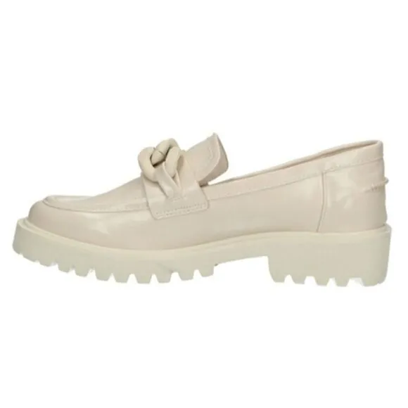 La Strada Loafer Street Beige Vegan Leather Women Moccasins Size EUR 38 ( US 8 )