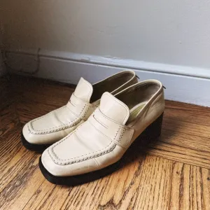 Labucq Cream Kitty Loafers