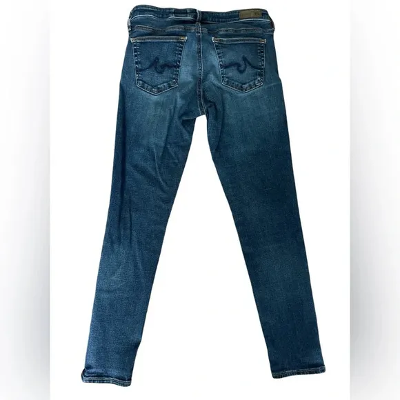 Ladies AG The Stevie Ankle, Mid-Rise Slim Straight Jean, Size 27