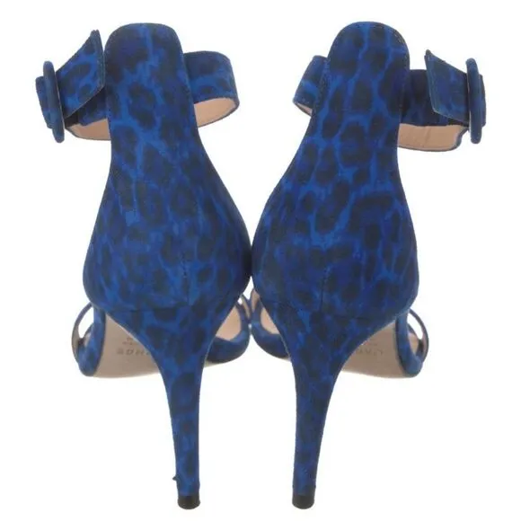 L’Agence Luxury Brand Suede Heeled Sandals