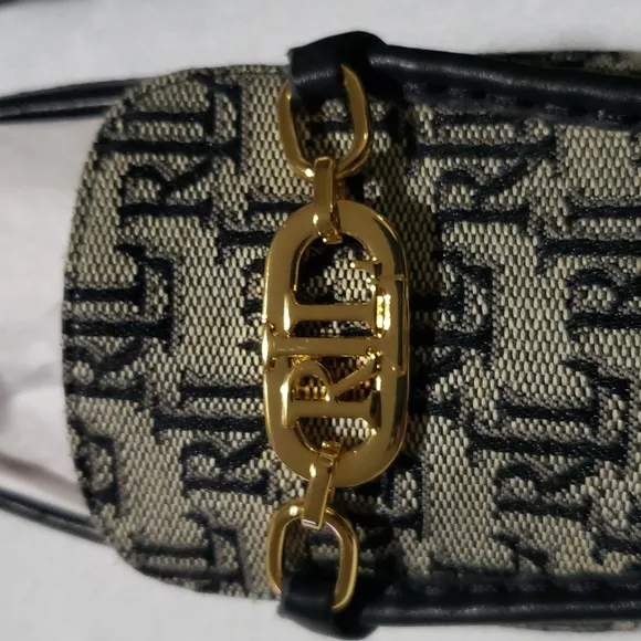 Lauren Ralph Lauren Averi Monogram Jacquard WALLET and LOAFERS. (SIZE 9)‎