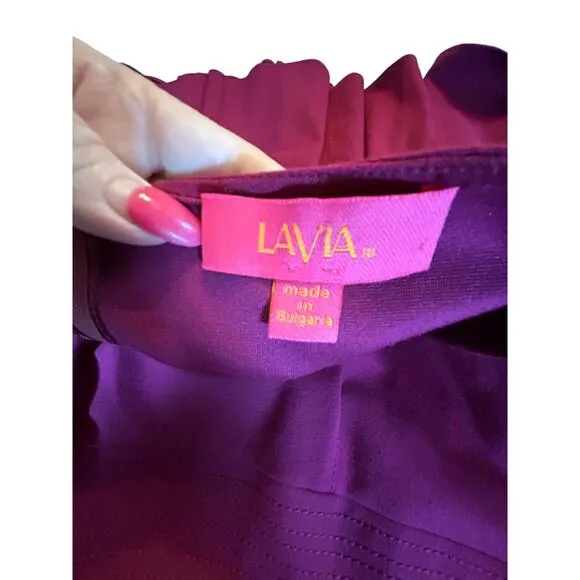 LaVia 18 Cranberry Knit  Fit and Flare Dress - Size 46
