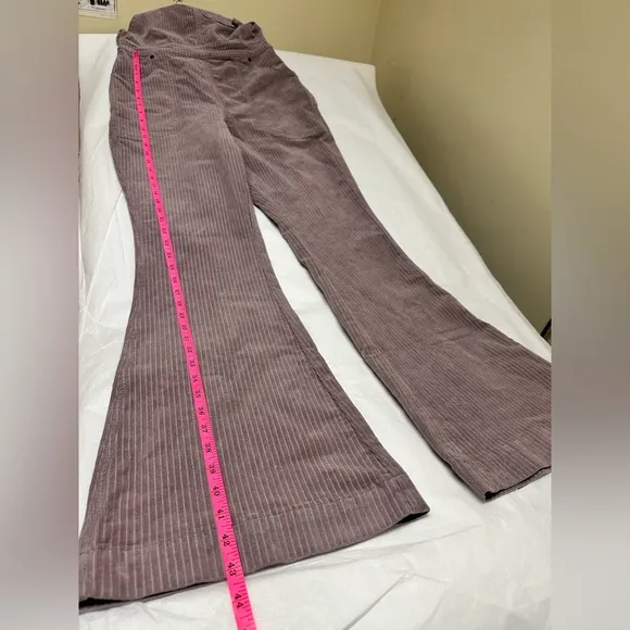 Lee Corduroy Flare Overalls in Purple Storm