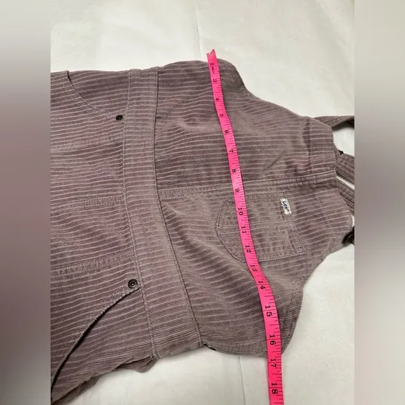 Lee Corduroy Flare Overalls in Purple Storm