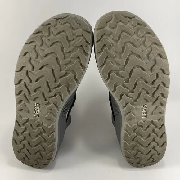 LEMS Mesa Men's Size 11 D Pewter Knit Gray Trail Running Shoes Hiking Sneakers