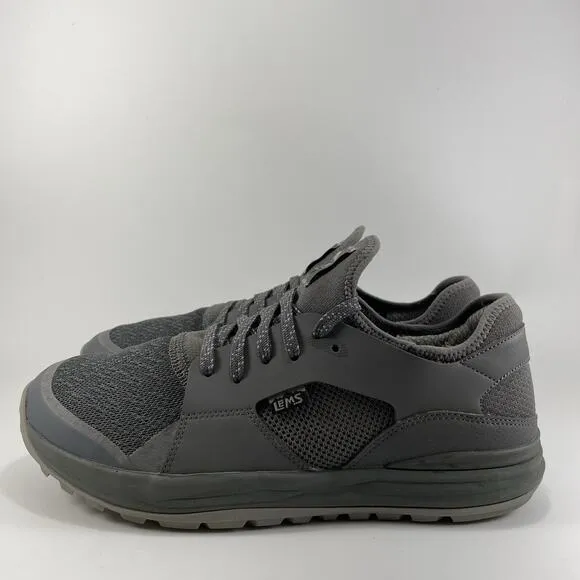 LEMS Mesa Men's Size 11 D Pewter Knit Gray Trail Running Shoes Hiking Sneakers