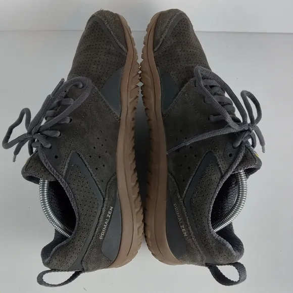 Lems Primal Zen Sneakers Mens Size 11 Gray Suede Barefoot Minimalist Trail Shoes