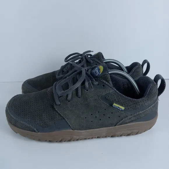 Lems Primal Zen Sneakers Mens Size 11 Gray Suede Barefoot Minimalist Trail Shoes