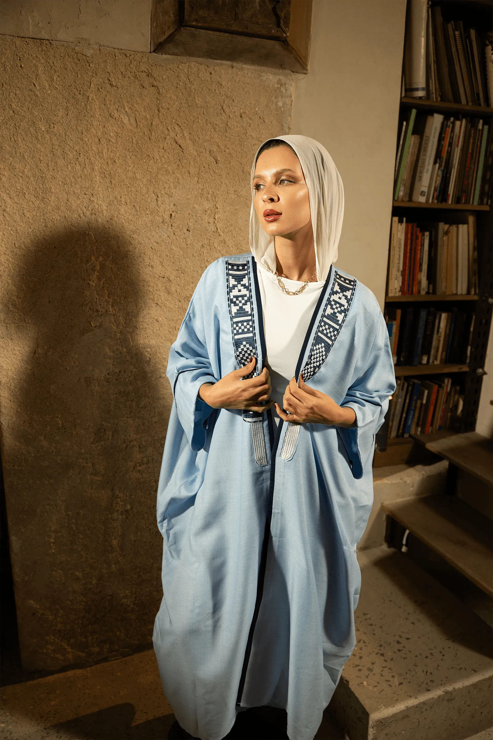 Light Blue One Size Kimono