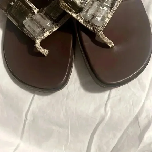 Lisa for Donald J. Plainer ankle wrap sandals size 7.5