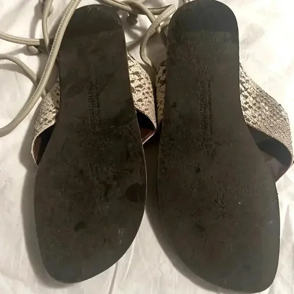 Lisa for Donald J. Plainer ankle wrap sandals size 7.5