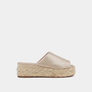 LIZZIE Gold Sandals