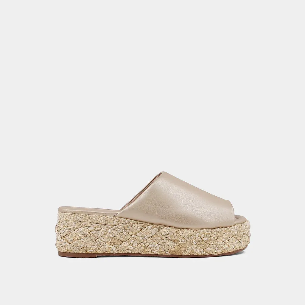 LIZZIE Gold Sandals