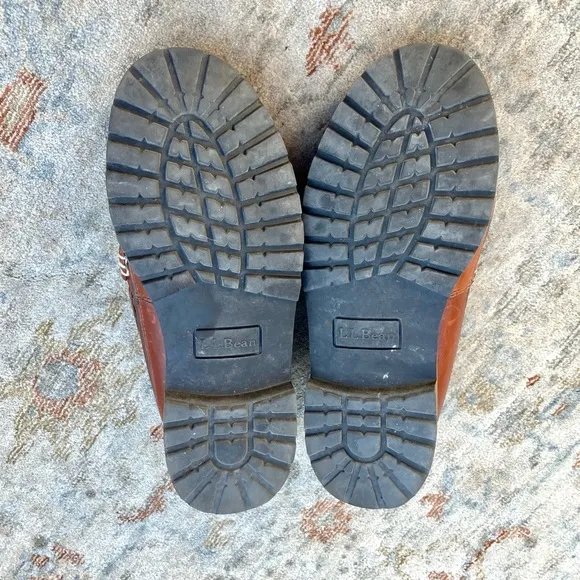 L.L. Bean Alagash Bison Mens 2-Tone Penny Loafers Sz 9.5EE