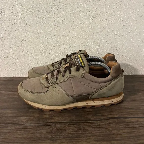 L.L.‎ Bean Katahdin Suede Athletic Trail Sneakers Shoes Green Mens Size 11 D