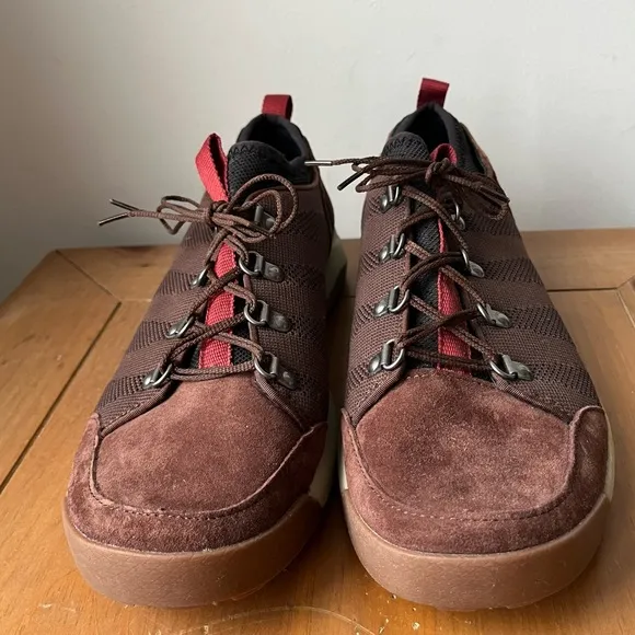 LL Bean Mens Brown Suede Vista Low Lace Up Hiker/Sneaker Shoes 9.5 Medium