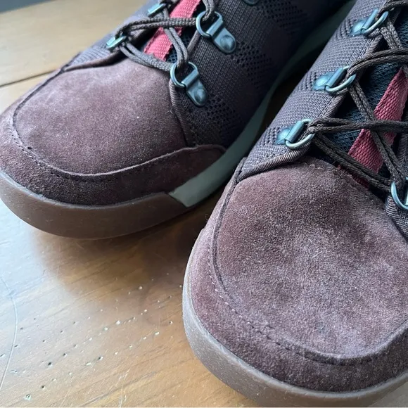 LL Bean Mens Brown Suede Vista Low Lace Up Hiker/Sneaker Shoes 9.5 Medium