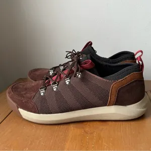 LL Bean Mens Brown Suede Vista Low Lace Up Hiker/Sneaker Shoes 9.5 Medium