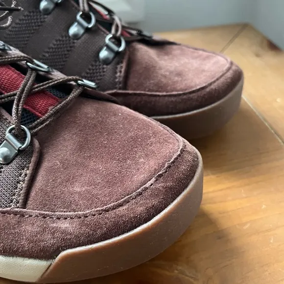 LL Bean Mens Brown Suede Vista Low Lace Up Hiker/Sneaker Shoes 9.5 Medium
