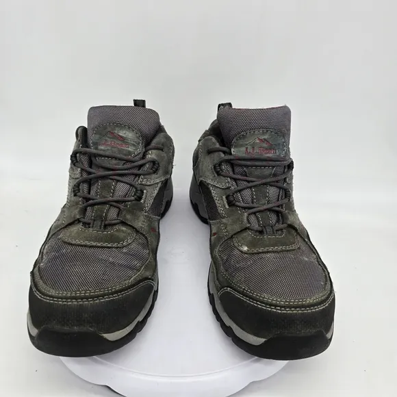LL Bean Shoe Men's 10 Wide Model 4 Waterproof Trail Hiking Sneakers Grey