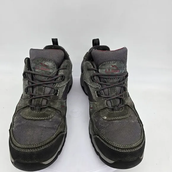 LL Bean Shoe Men's 10 Wide Model 4 Waterproof Trail Hiking Sneakers Grey