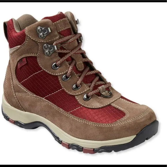 L.L. Bean Women's hiking trail Snow Sneakers 3, Mid Lace-Up