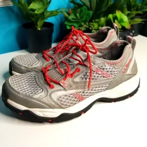 LLBean Hiking/Trail Sneakers Red Grey