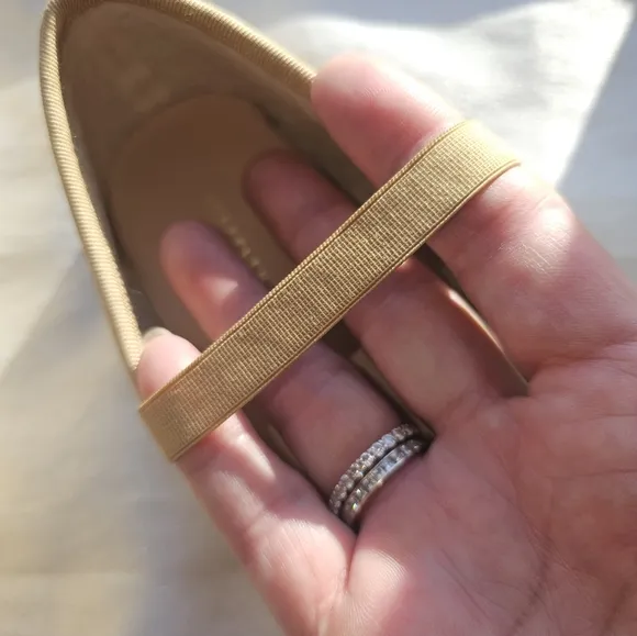 Loeffler Randall Leonie Gold Woven Ballet Flats Sz 7