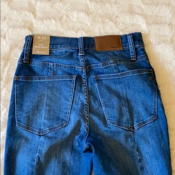 Madewell Cali Demi-Boot Jeans Back-Seam Edition 23