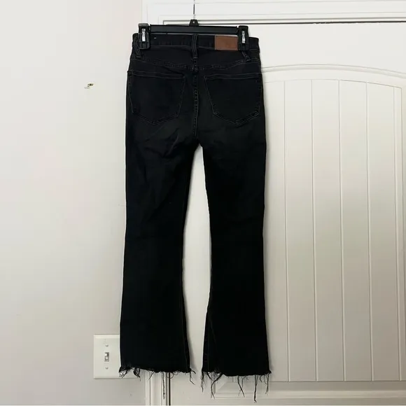 Madewell Cali Demi-Boot Jeans Berkeley Black Chewed-Hem