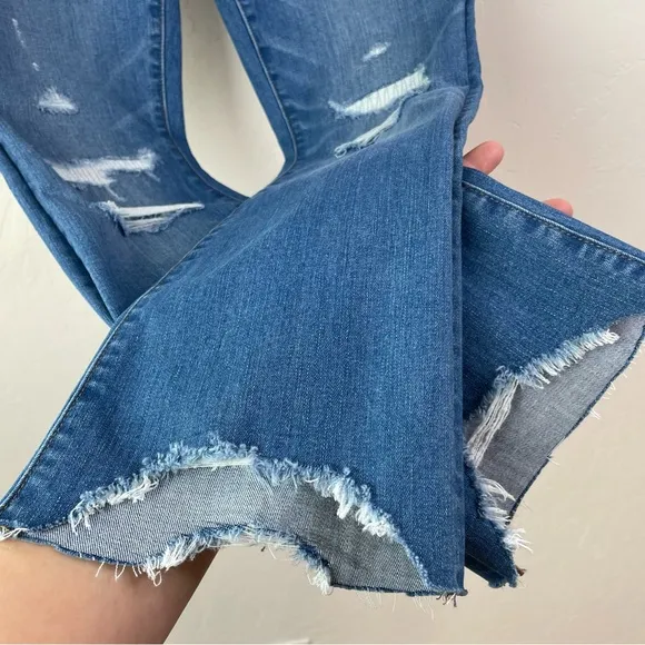 Madewell Cali Demi-Boot Jeans Bronson Wash: Button-Front Edition J0512, Size 25