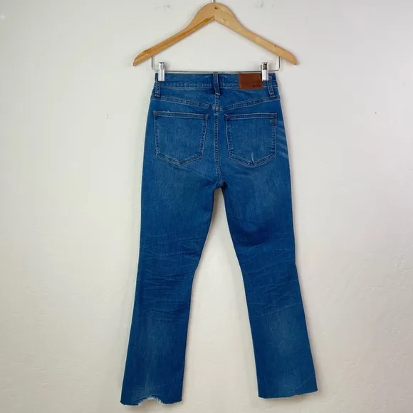 Madewell Cali Demi-Boot Jeans Bronson Wash: Button-Front Edition J0512, Size 25