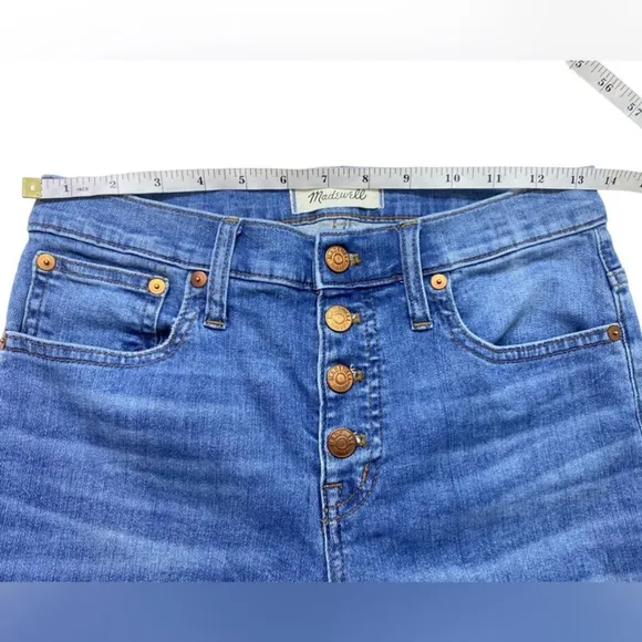 Madewell - Cali Demi-Boot Jeans Button-Front Edition