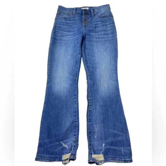 Madewell - Cali Demi-Boot Jeans Button-Front Edition