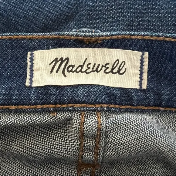 Madewell Cali Demi Boot Jeans Distressed Edition
