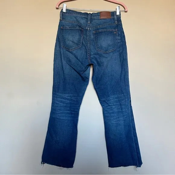 Madewell Cali Demi Boot Jeans Distressed Edition
