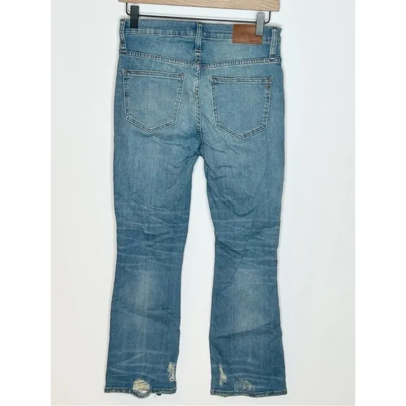 Madewell Cali Demi-Boot Jeans in Bess Wash: Button-Front Edition Size 26