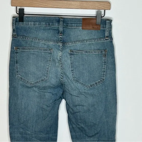 Madewell Cali Demi-Boot Jeans in Bess Wash: Button-Front Edition Size 26
