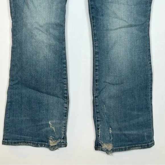 Madewell Cali Demi-Boot Jeans in Bess Wash: Button-Front Edition Size 26