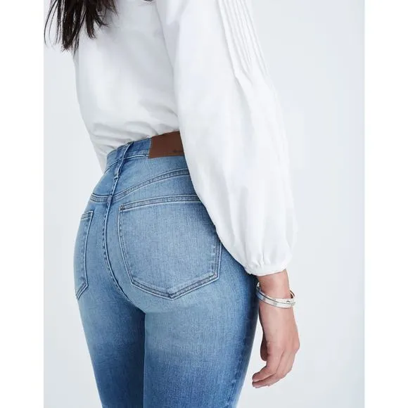 Madewell Cali Demi-Boot Jeans in Bess Wash: Button-Front Edition Women's 30