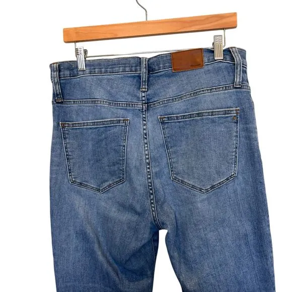 Madewell Cali Demi-Boot Jeans in Bess Wash: Button-Front Edition Women's 30