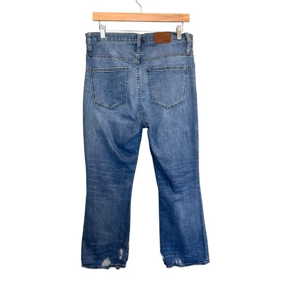 Madewell Cali Demi-Boot Jeans in Bess Wash: Button-Front Edition Women's 30