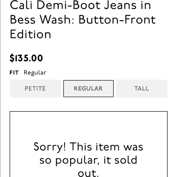 MADEWELL Cali Demi-Boot Jeans in Bess Wash: Button-Front Edition