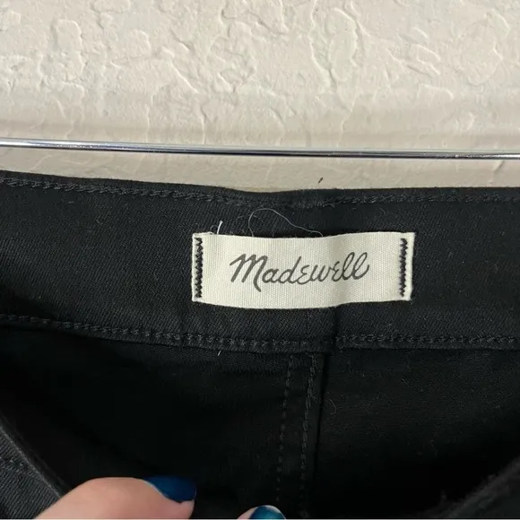Madewell Cali Demi-Boot Jeans in Black Frost: TENCEL Denim Edition