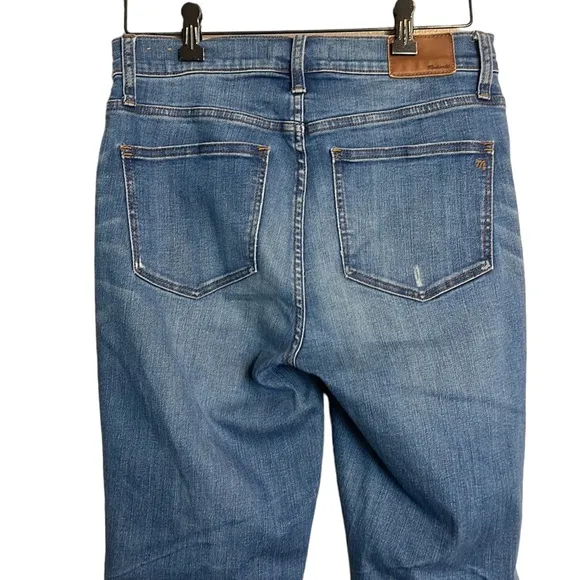 Madewell Cali Demi-Boot Jeans in Bronson Wash Button-Front Edition 26