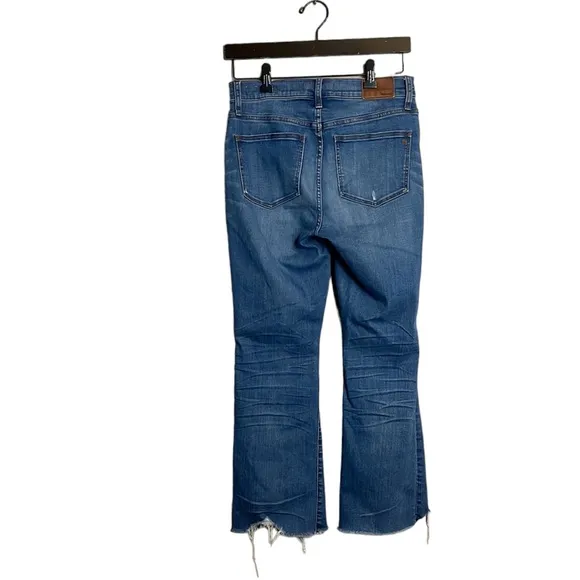 Madewell Cali Demi-Boot Jeans in Bronson Wash Button-Front Edition 26