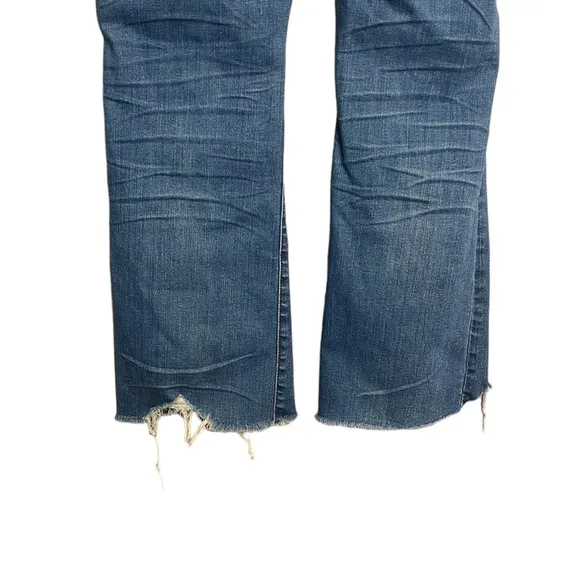 Madewell Cali Demi-Boot Jeans in Bronson Wash Button-Front Edition 26