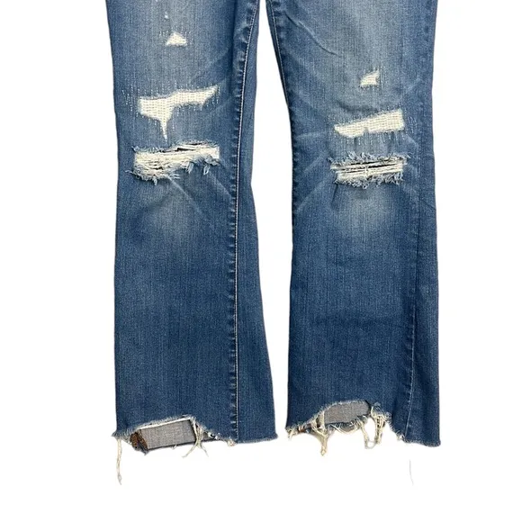 Madewell Cali Demi-Boot Jeans in Bronson Wash Button-Front Edition 26