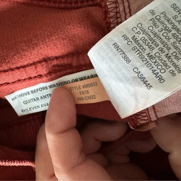 Madewell Cali Demi-Boot Jeans in Corduroy:Button-Front Edition Size 25